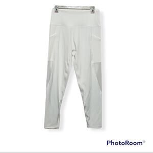 AERIE High Rise White 7/8 Leggings Size XL